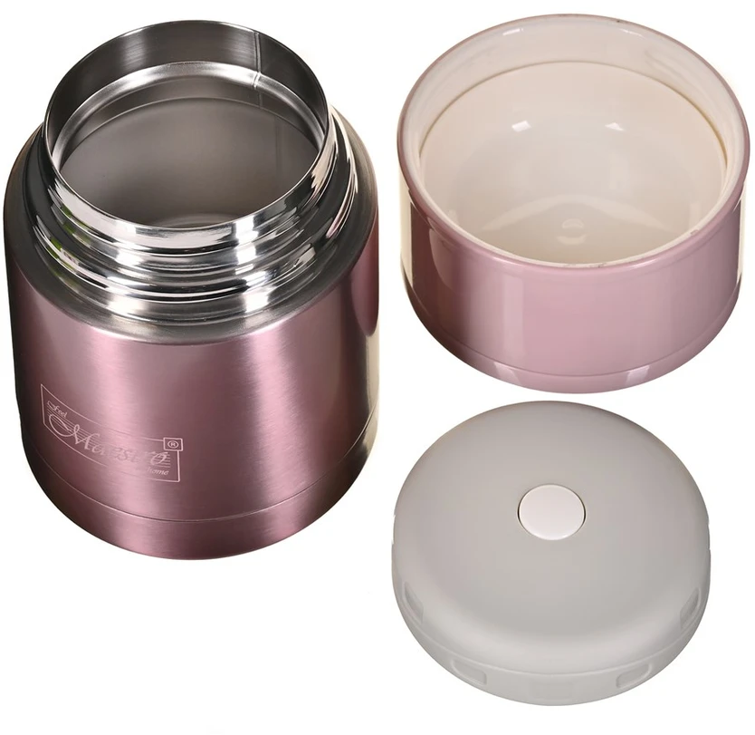 Vakarienės termosas Maestro MR-1636-60 600 ml, rožinis