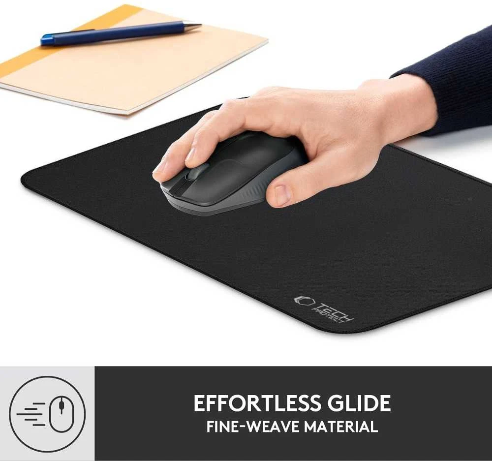 Tech-Protect A100 Pelės kilimėlis 35 x 25 cm - Juodas