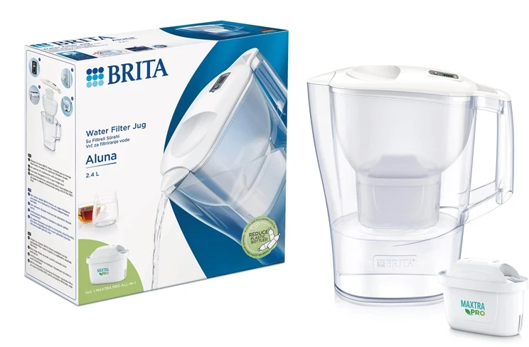 Vandens filtravimo indas Brita ALUNA, 2.4 l, balta