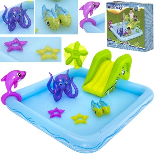 BESTWAY baseinas Fantastiškas akvariumas 239cm x 206cm x 86cm, 53052B