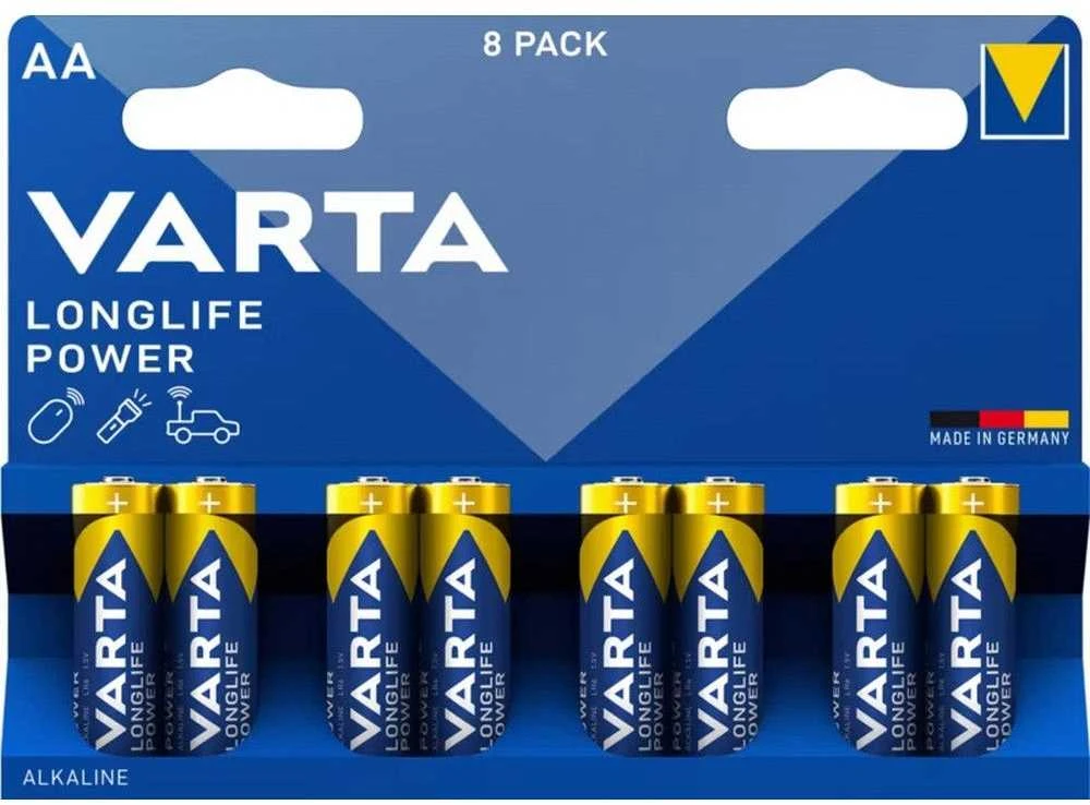 VARTA alkaline battery R6 (AA) Longlife Power 8 pcs