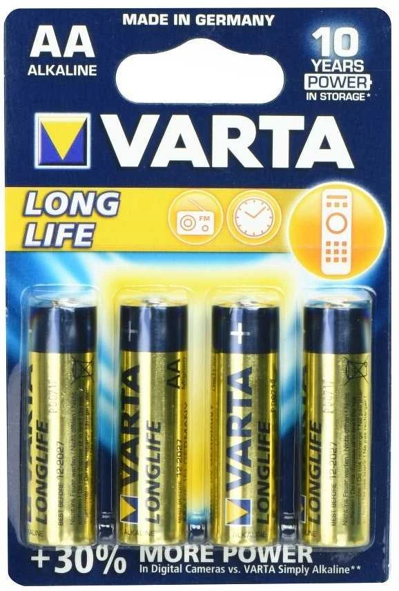 VARTA alkaline battery R6 (AA) Longlife 4 pcs