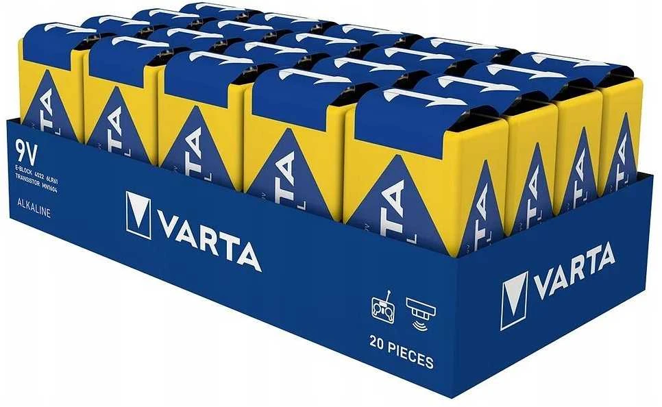 VARTA alkaline battery R9 (6LR61) 9V Industrial Pro 20 pcs