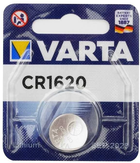 Varta Electronics CR1620 3V 70mAh elementas 6620, 1 vnt.