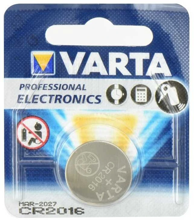 Varta CR2016 3V ličio baterija 1 vnt