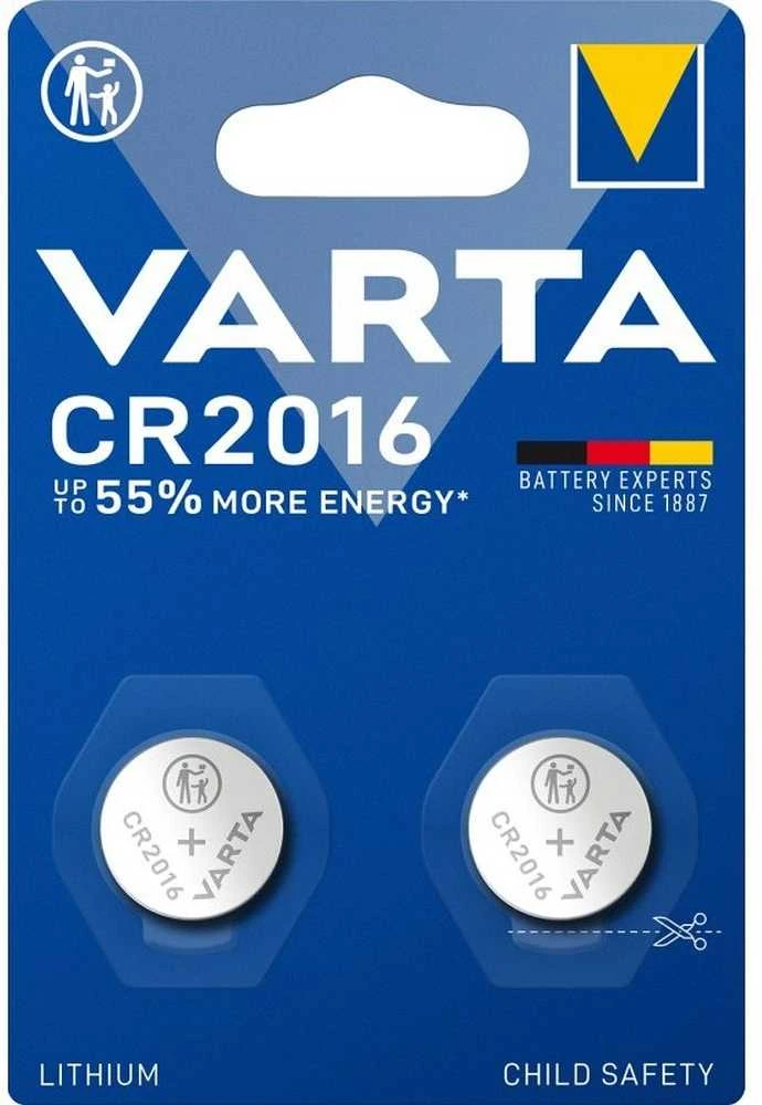 VARTA lithium battery CR2016 3V 2 pcs