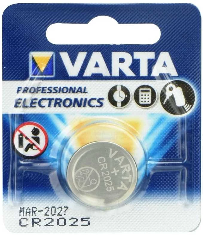 Varta Electronics CR2025 3V 165mAh elementas 6025, 1 vnt.