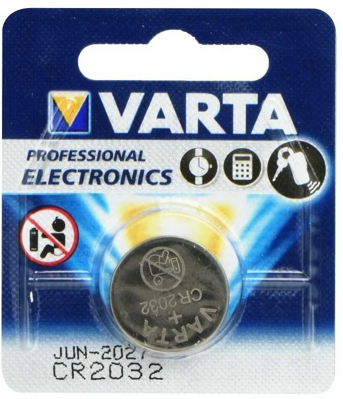 Varta Electronics CR2032 3V 230mAh elementas 6032, 1 vnt.