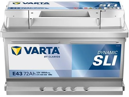 Akumuliatorius Varta BD E43, 72 Ah, 680 A, 12 V