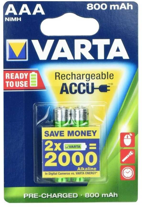 Varta Power Accu AAA 800 mAh Įkraunama baterija Nikelio-metalo hidridas (NiMH)