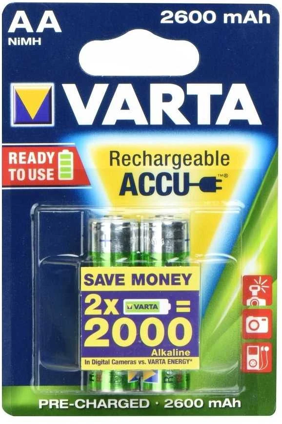 VARTA rechargeable battery R6 (AA) 2600 mAh proffesional ready 2 pcs