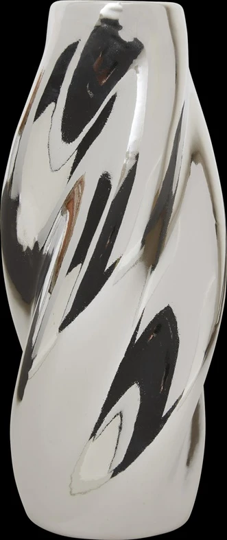 Vaza Atmosphera Twisted 210138, 28 cm, sidabro