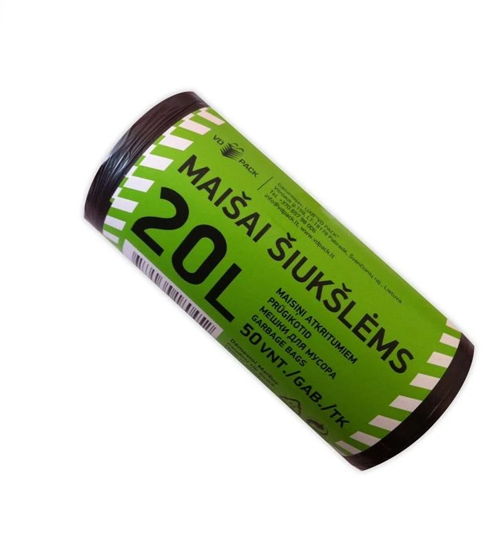 Vd_Pack Šiukšlių maišai, 20 l, 50 vnt., 7MK