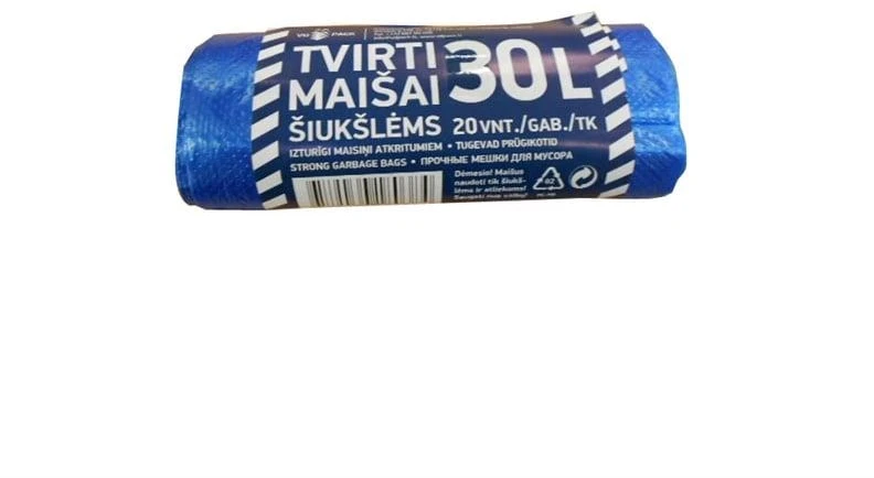 Vd_Pack Šiukšlių maišai, 30 l, 20 vnt., 12MK