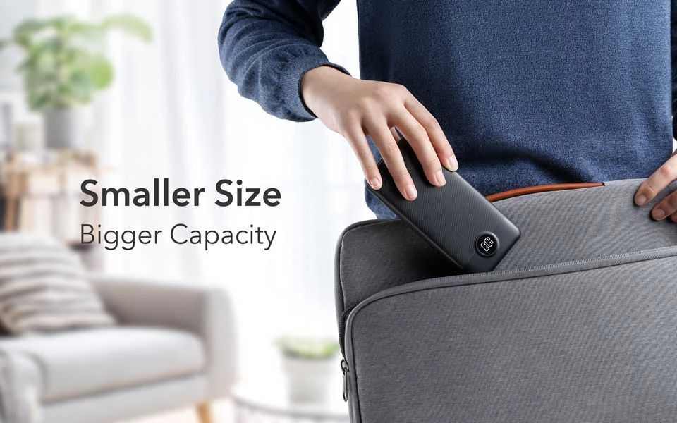 Powerbank Veger L10S (W1105PD) PD QC3.0 2A 20W 10000 mAh juodas