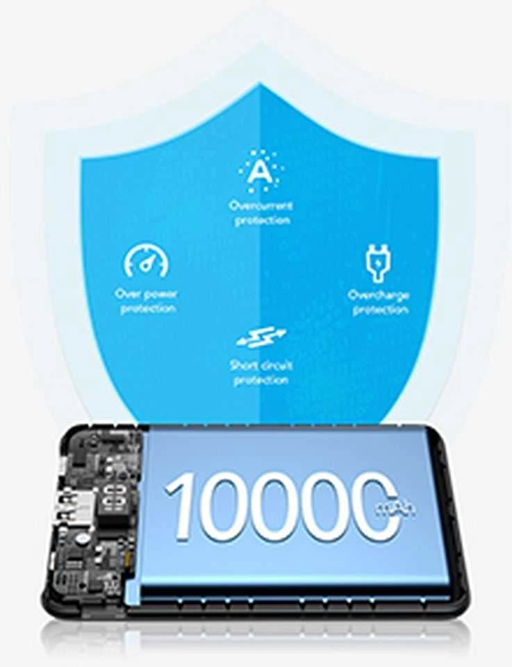 Išorinė baterija POWER BANK VEGER S11 10000mAh (Type-C; MicroUSB; 22.5W) juoda