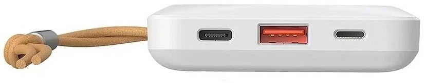 Išorinė baterija POWER BANK VEGER (VP1151) 10000mAh su belaidžiu įkrovikliu (Magsafe 15W) balta