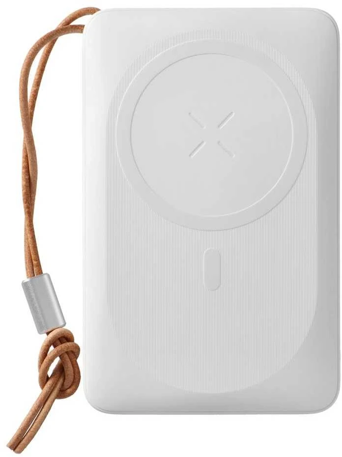 Išorinė baterija POWER BANK VEGER (VP1151) 10000mAh su belaidžiu įkrovikliu (Magsafe 15W) balta