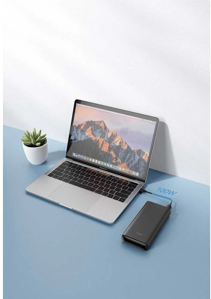 Powerbank Veger T100 (W2032C-100) PD QC3.0 5A 100W 20000 mAh juodas