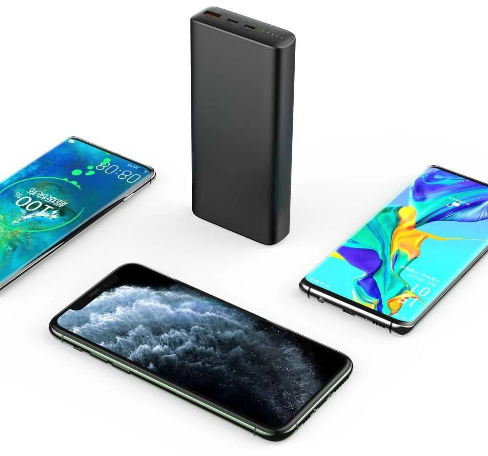 Powerbank Veger T100 (W2032C-100) PD QC3.0 5A 100W 20000 mAh juodas