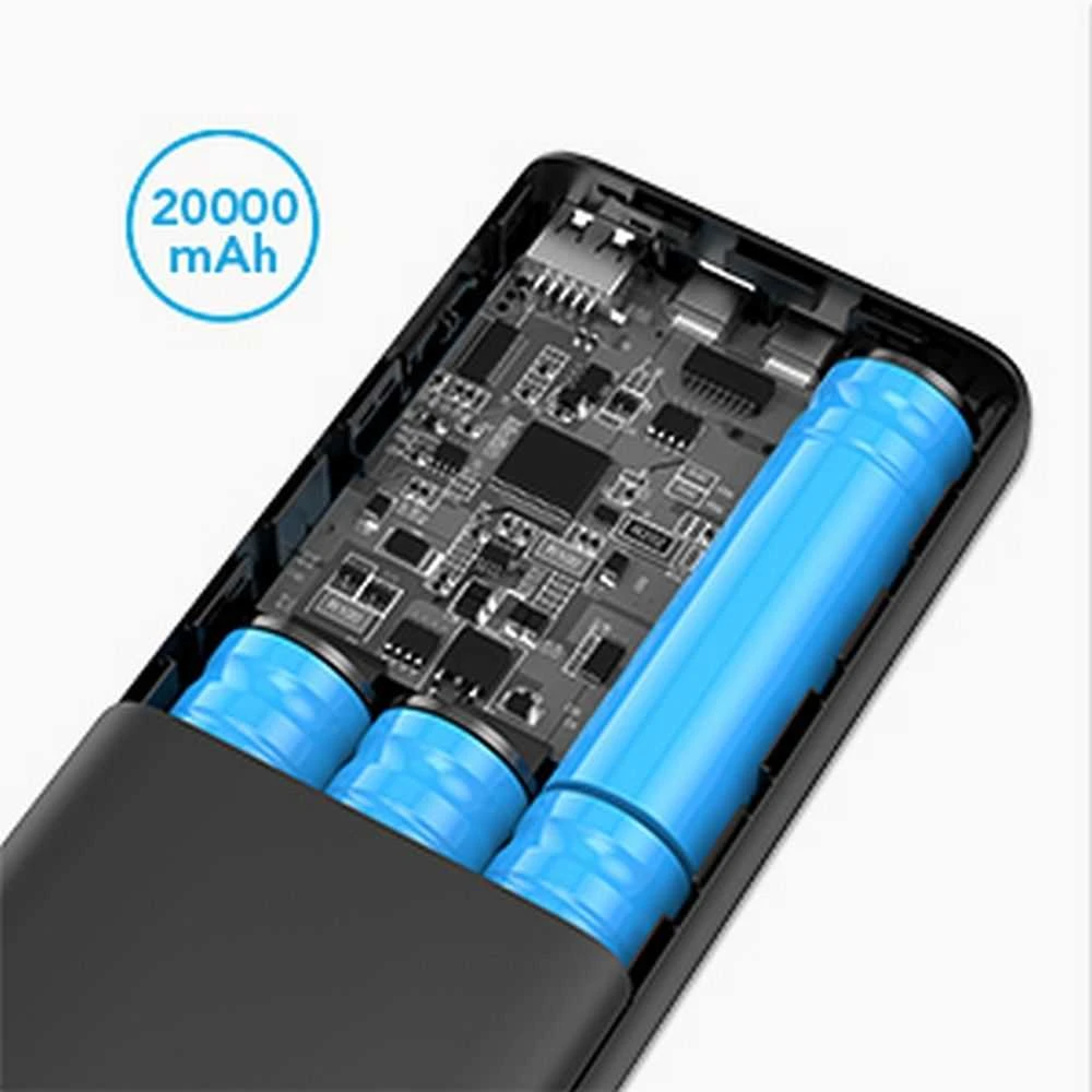 Powerbank Veger T100 (W2032C-100) PD QC3.0 5A 100W 20000 mAh juodas