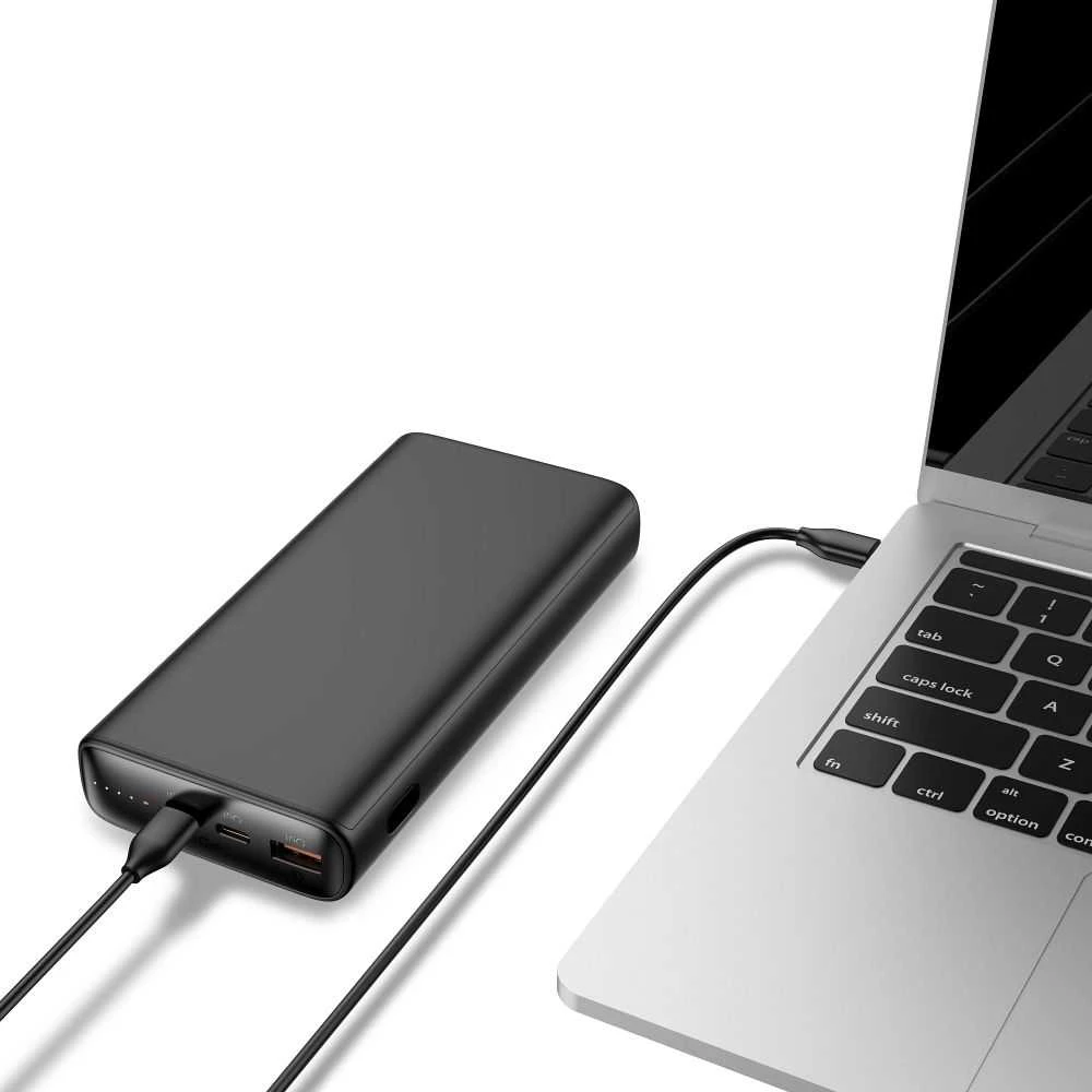 Powerbank Veger T100 (W2032C-100) PD QC3.0 5A 100W 20000 mAh juodas