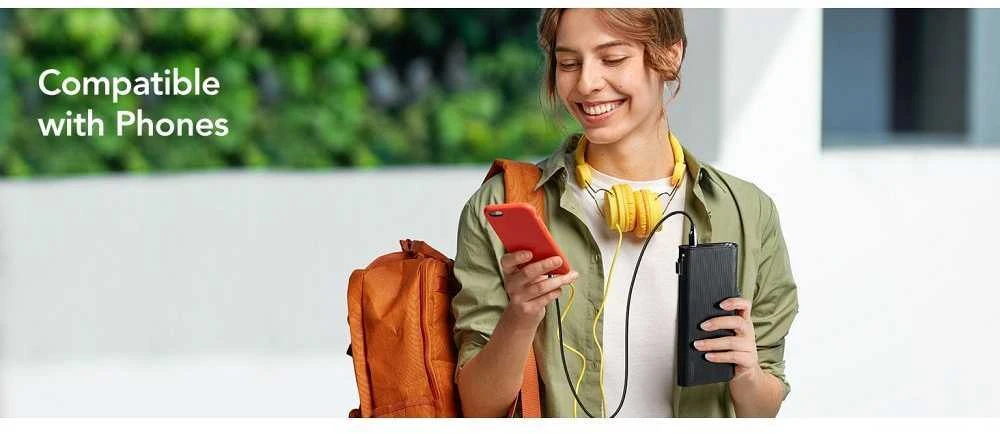 Nešiojamoji baterija Veger TCE130 (W2503) PD 130W 25000 mAh su integruotais C tipo laidais / Lightning juodas