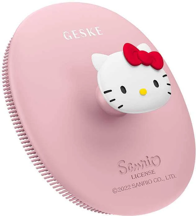 Veido valymo šepetėlis 3in1 su rankena Geske su programėle (Hello Kitty rožinis)