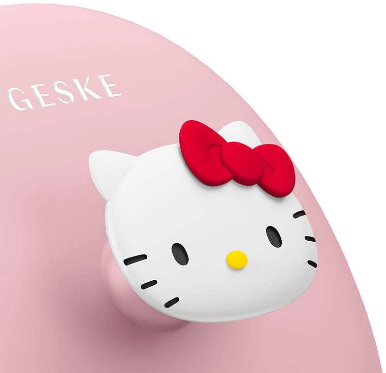 Veido valymo šepetėlis 3in1 su rankena Geske su programėle (Hello Kitty rožinis)