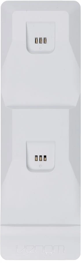 Įkrovimo stotis dviem PS5 Dual Sense valdikliams Venom VS5001 balta