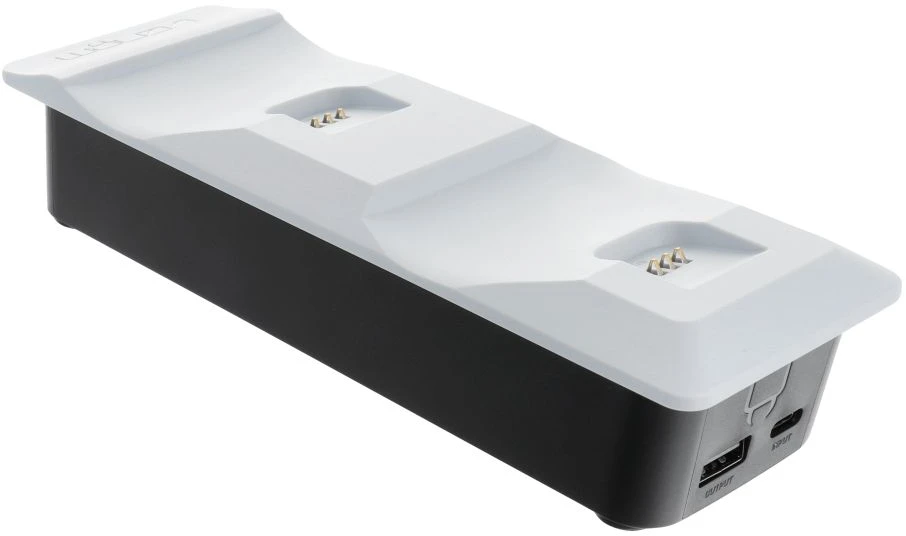 Įkrovimo stotis dviem PS5 Dual Sense valdikliams Venom VS5001 balta