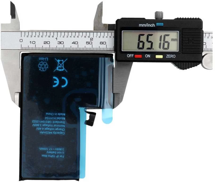 Oem POLIMERINĖ DĖŽUTĖ, skirta IPHONE 15 Pro Max, 4422 mAh, baterija