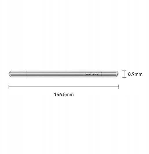 Vention 2-in-1 stylus made of pilkas aliuminio alloy