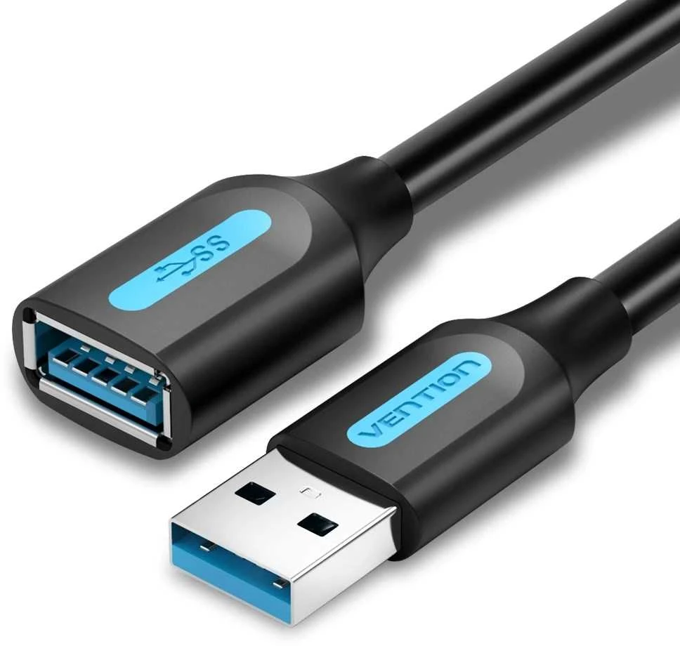 Vention Prailginimo kabelis USB 3.0 A MF USB A ventiliacija CBHBD 0.5m