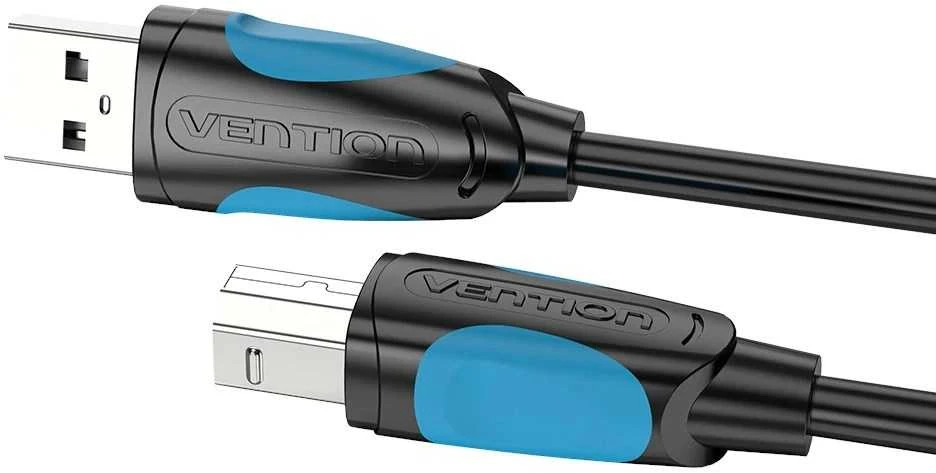 Vention USB 2.0 A kištukinis USB-B kištukinis spausdintuvo kabelis Ventiliacija VAS-A16-B500 5m Juodas PVC