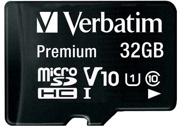 Micro SDHC atminties kortelė Verbatim 32GB, su adapteriu / V44083