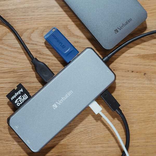 Verbatim Atminties kortelė Micro SDXC 256GB V10 + adapter juodos spalvos 44087