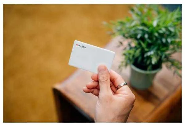 Verbatim My Finder Card Bluetooth juodas sidabrinis ir baltaas – daiktų ieškikliai 3vnt MYFCR-03BSW 32141