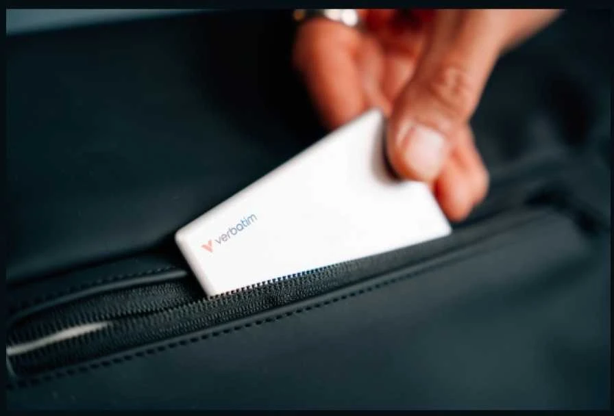 Verbatim My Finder Card Bluetooth juodas sidabrinis ir baltaas – daiktų ieškikliai 3vnt MYFCR-03BSW 32141