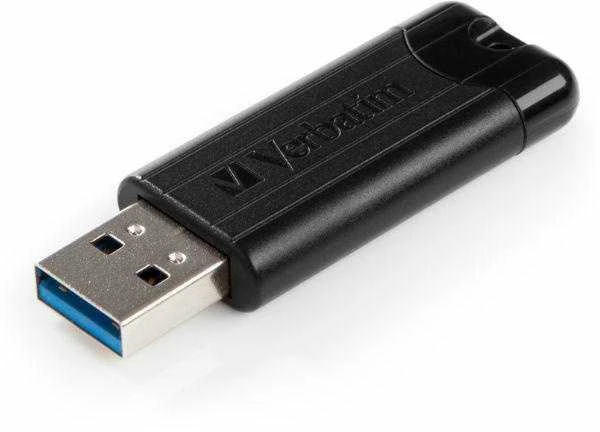 Verbatim Pendrive 32GB USB-A 3.2 PinStripe juodos spalvos 49317