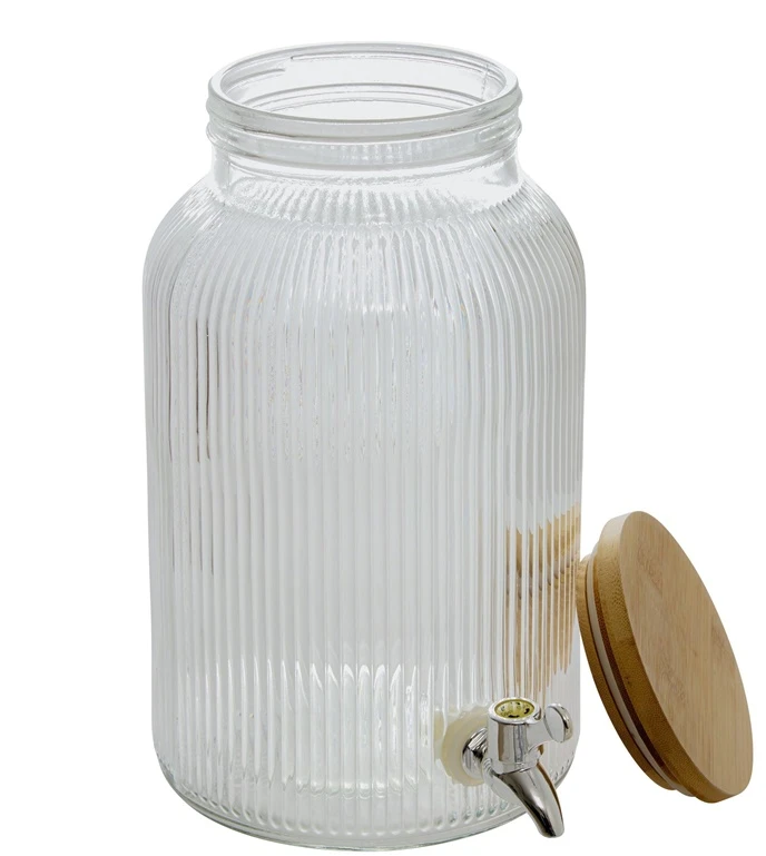 Nežinomas Indas su čiaupu. Stiklinis. 6 l