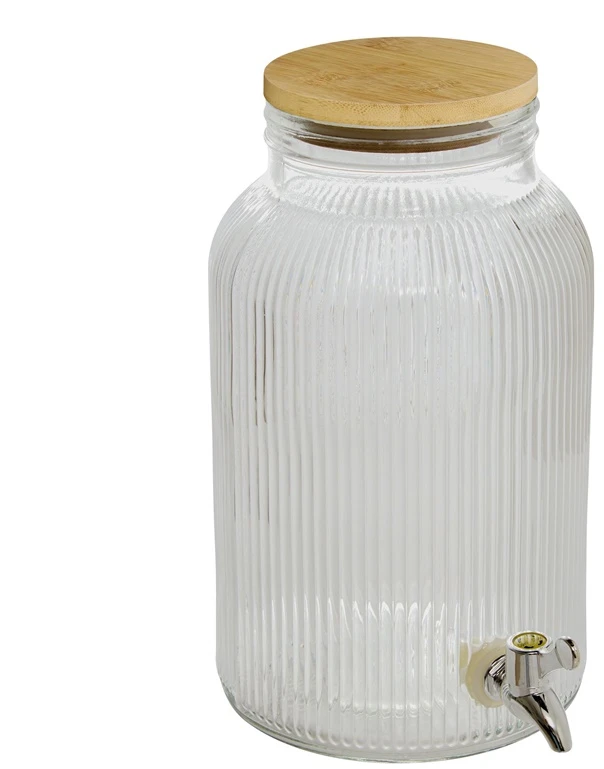 Nežinomas Indas su čiaupu. Stiklinis. 6 l