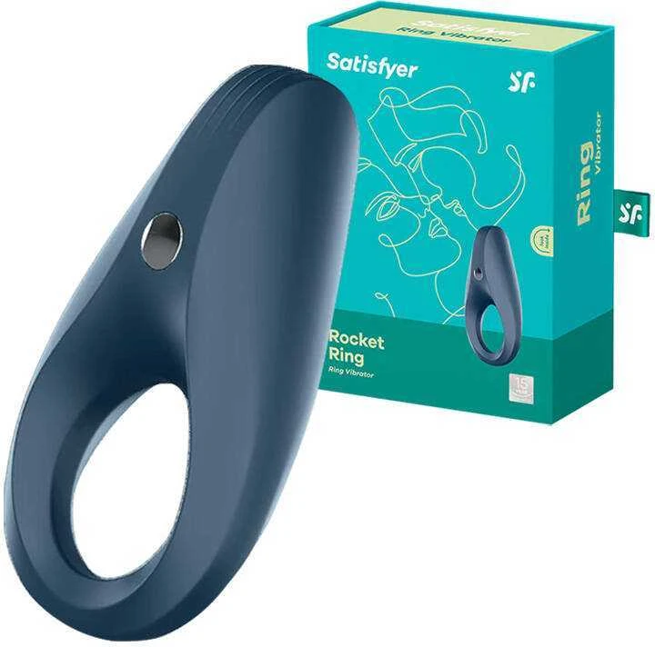 Vibruojantis žiedas Satisfyer (tamsiai mėlynas)