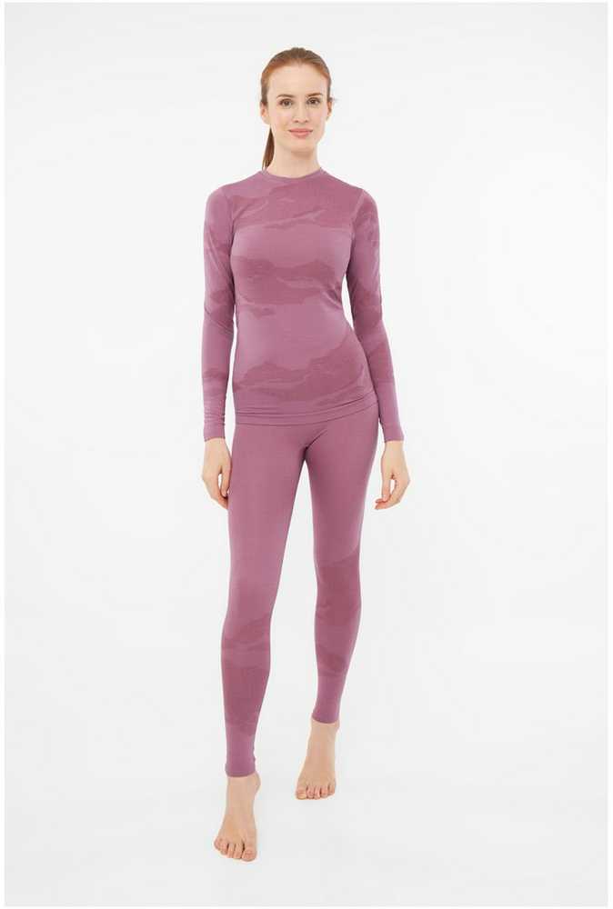 VIKING Gasher Lady Set Merino moteriški apatiniai, dydis S, rožiniai