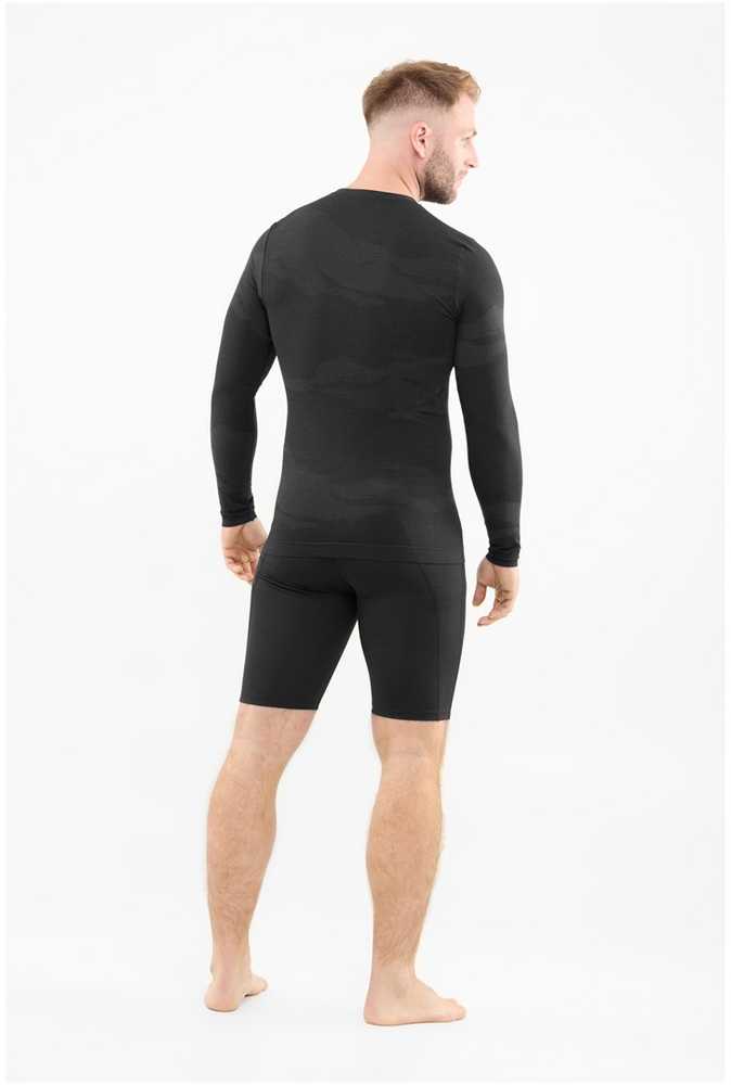 VIKING Gasher Man Longsleeve Merino men's underwear, dydis M, juodas
