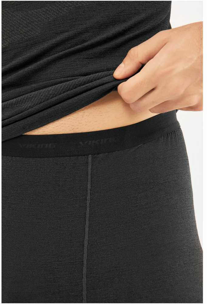 VIKING Gasher Man Set Merino men's underwear, dydis L, juodas