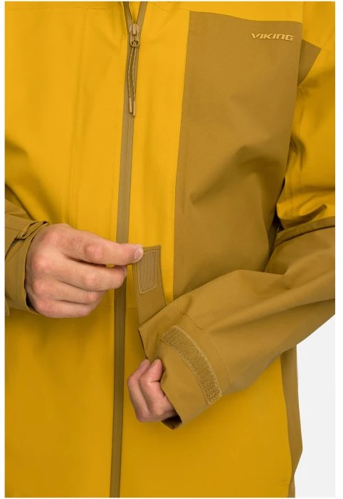 VIKING Numani Man men's jacket, ruda and yellow, dydis M