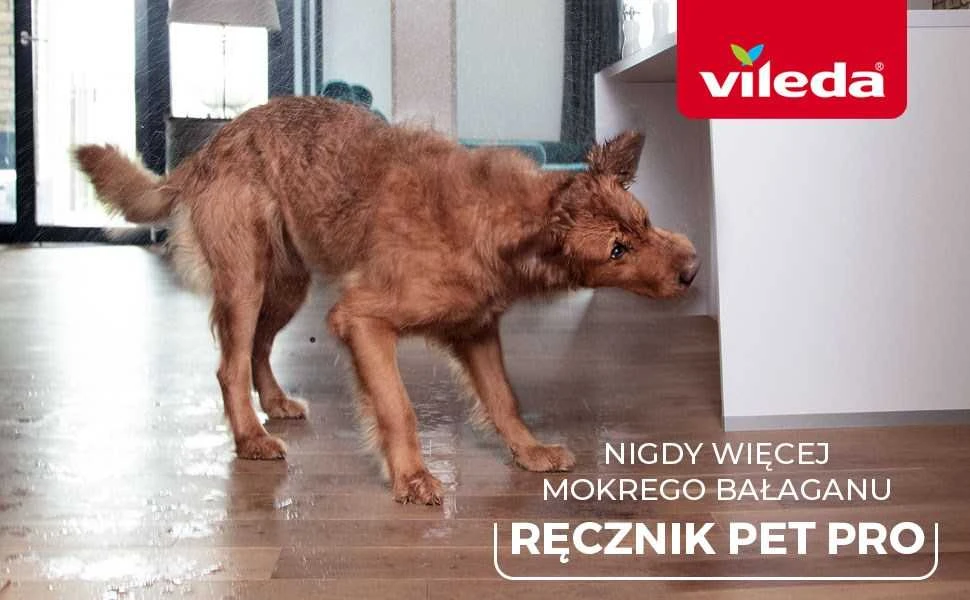 Mikropluošto rankšluostis gyvūnams VILEDA PET PRO, XL dydis