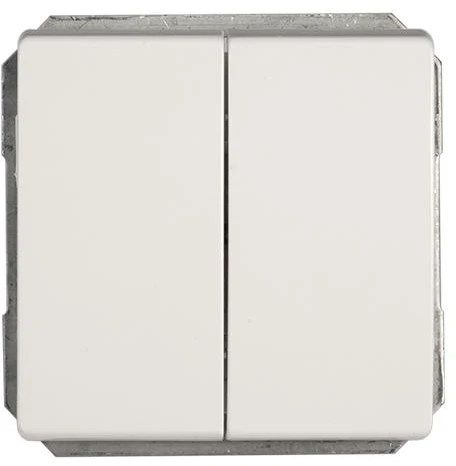 Jungiklis VILMA STANDARD ST 150, 2 klavišų, be rėmelio, baltas