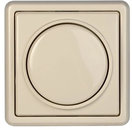 Kaitrinių ir halogeninių lempų (20-400W) šviesos reguliatorius VILMA STANDARD ST 150 su rėmeliu, dramblio kaulo spalvos